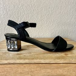 Dune London Maddie Crystal Block Heels