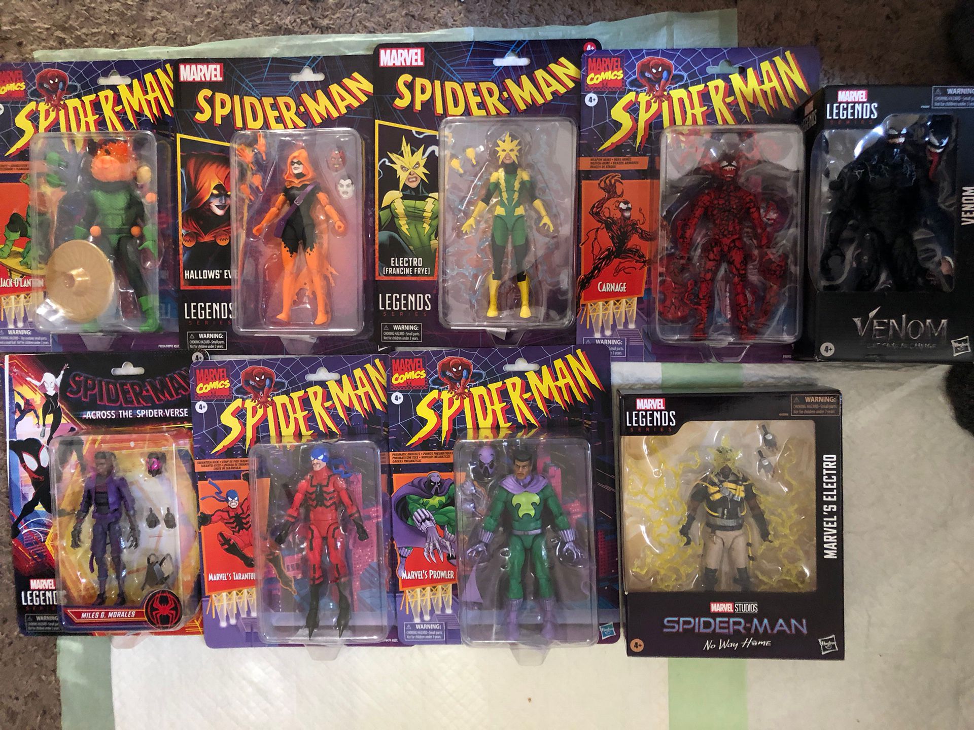Marvel Legends Spider-Man Villains Lot