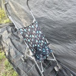 Cosco Kids Comfort Height Umbrella Stroller with 3-Point Harness, Raindrops