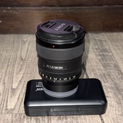 Sony 24mm F1.4 G master lens