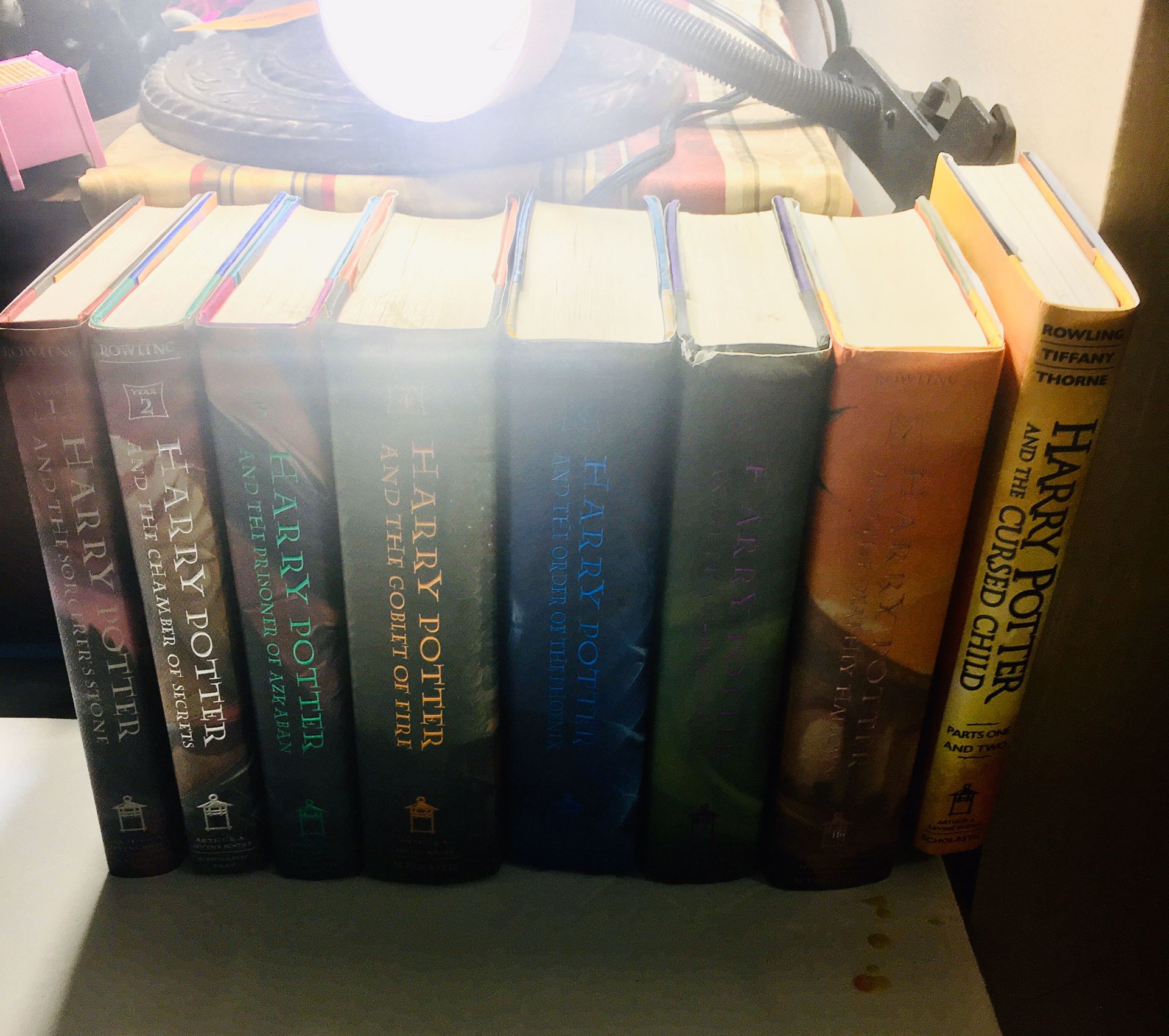 Complete set of Harry Potter hardcover books