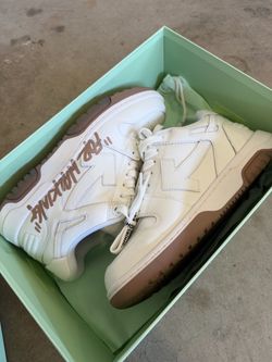 Off-White Out Of Office Sneakers White Brown size 38