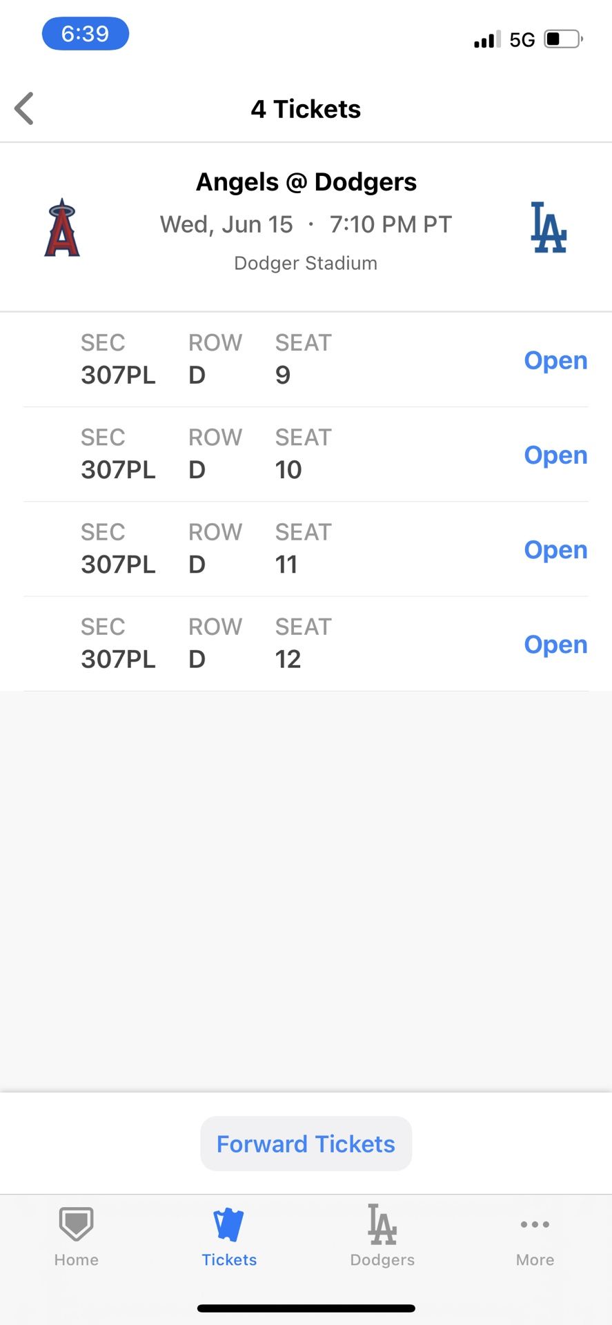 Dodger Tickets 