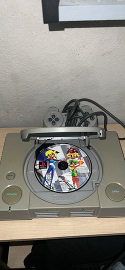 PS1 with game