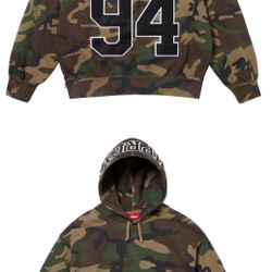 Supreme Team 94 Hooded Sweatshirt Camo Size Medium 