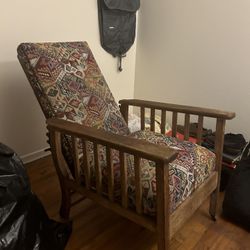 Antique Recliner Chair 
