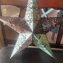 Decorative Wall Stars ( Set Of 2)