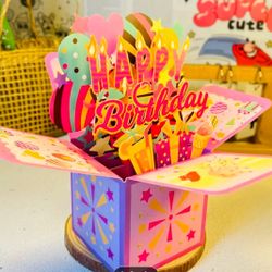 Pop Up 3D Birthday Card 
