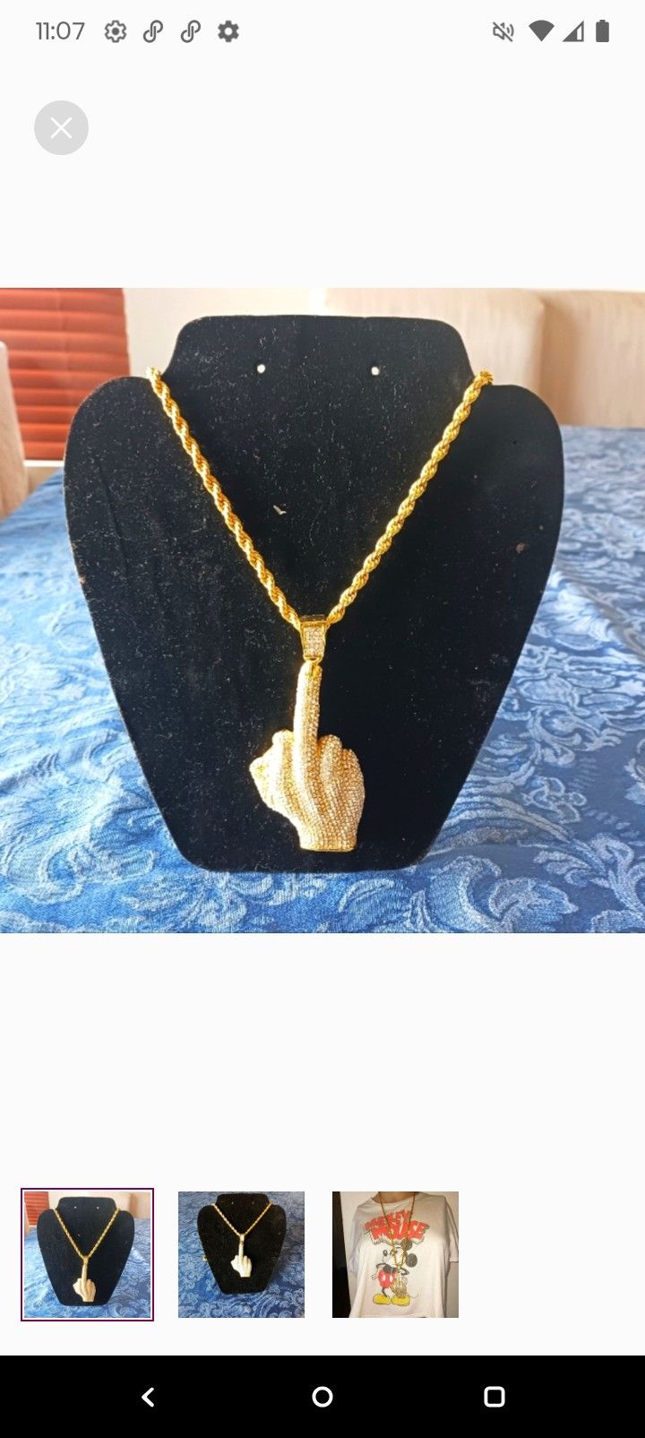 14k Gold-plated 30-in Chain With Pendant