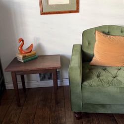 Antique Solid Wood End/Side Table