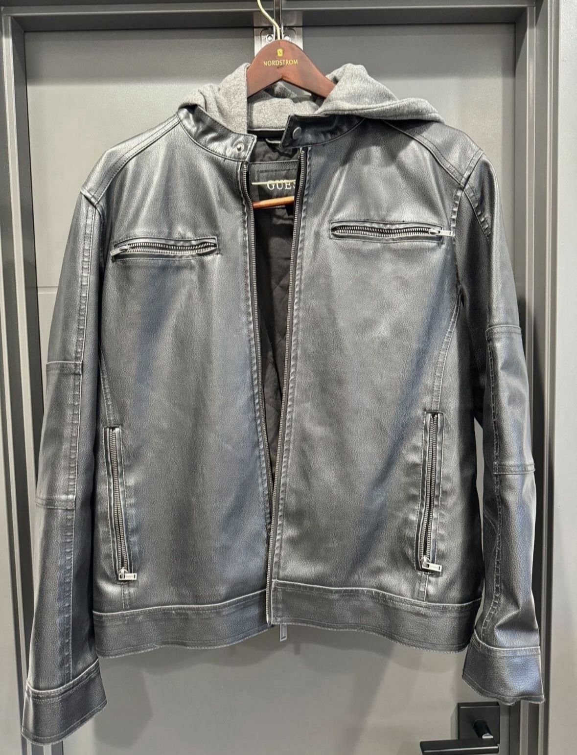 Men’s Guess Leather Jacket XL