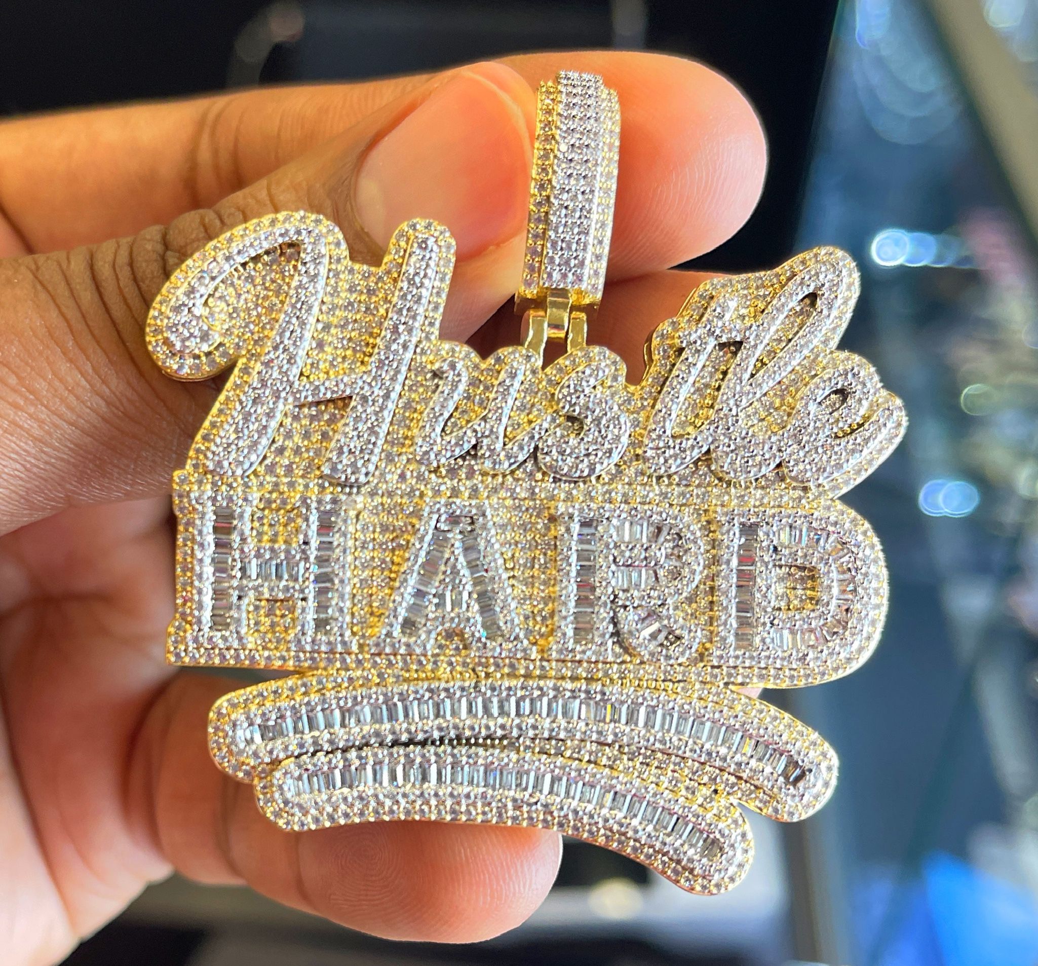 Hustle Hard Pendant