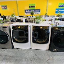 LG Jumbo Washer And Dryer 11$ Down Payment 