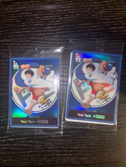 One piece Luffy dodger promo card