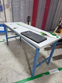 Work bench with power apron 48×30 adjustable