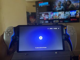 PlayStation portable with case