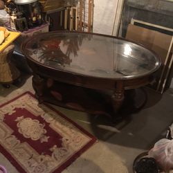 Glass Top Coffee Table