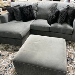 Gray | 2 piece | sectional With Chaise