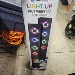 Bluetooth Light Up Wireless Tower Speaker