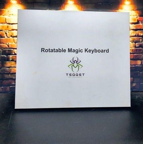 TSQQST Clear Wireless Keyboard Case for 13-inch iPad Pro M4 2024 and 2025 with Pencil Holder and Multi-touch Trackpad, High-Tech Visible PCB Style