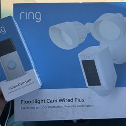 Ring Floodlight Camera and Doorbell