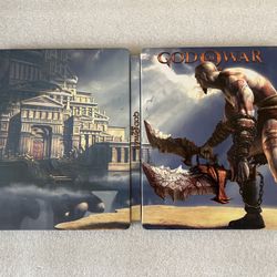 God of war 1 Custom made Steelbook Case only for PS2/PS3/PS4/PS5 (No Game) New