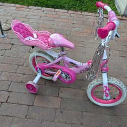 Girls 12" Princess Bike