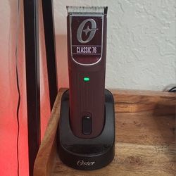 OSTER 76 cordless Clipper And 6 Guards  0-3.5