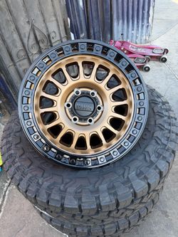18” KMC WHEELS AND TIRES
