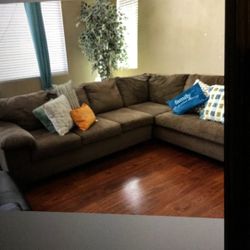 2 Pcs Sectional  Sofa ( This Is Not Sold ) No Pets In Home