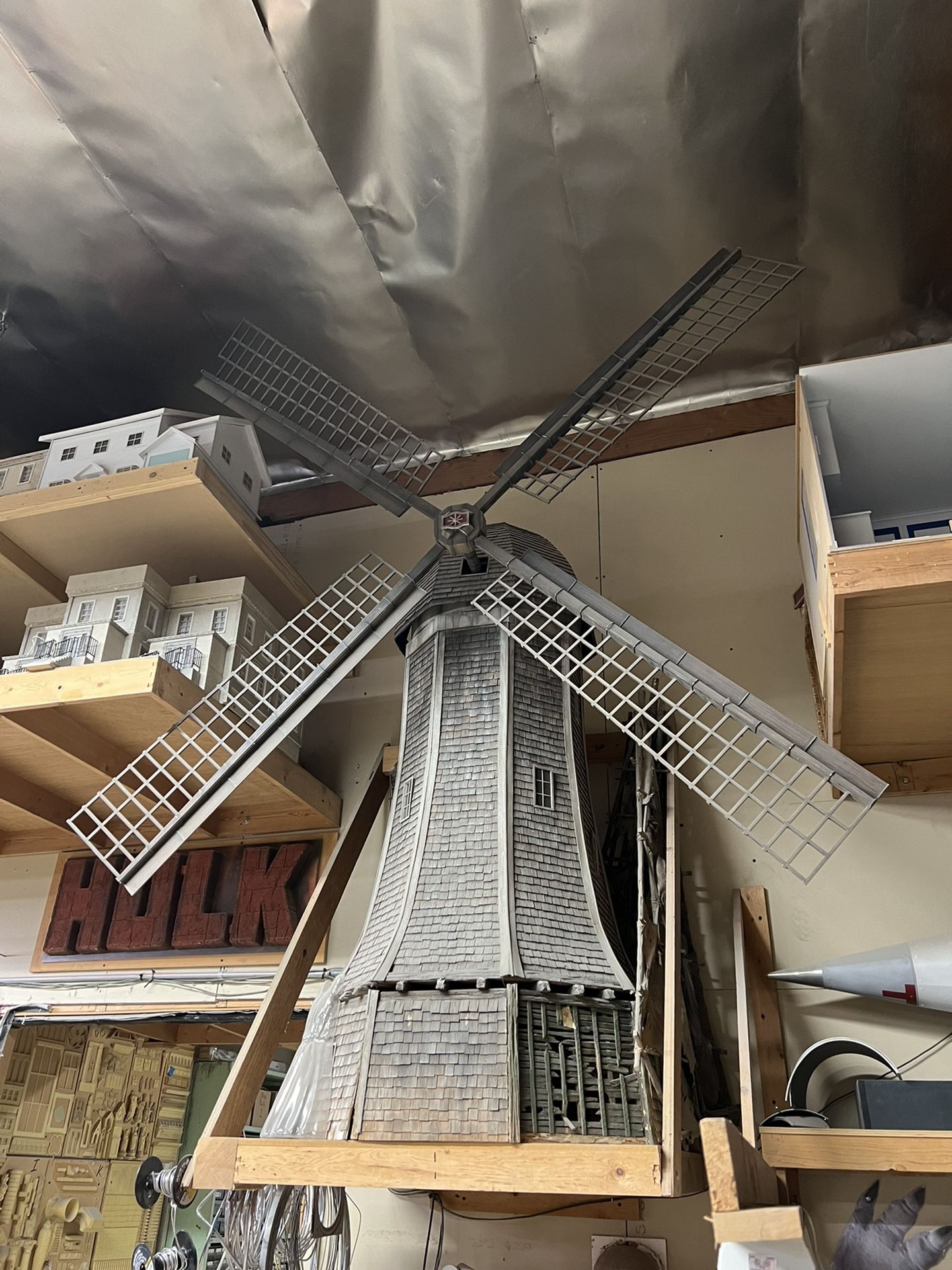 Miniature Windmill Model