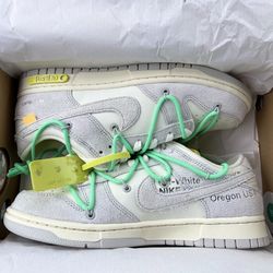 Nike Dunk Low Off-White Lot 14 Brand New  Men’s Size 9