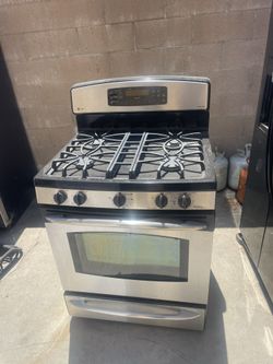 GE Stainless Steel Stove Works