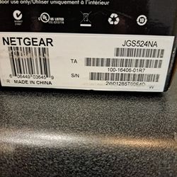 Home Or Office  Netgear 24 Port Gigabit Switch