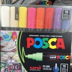 16 Pack Posca Markers 