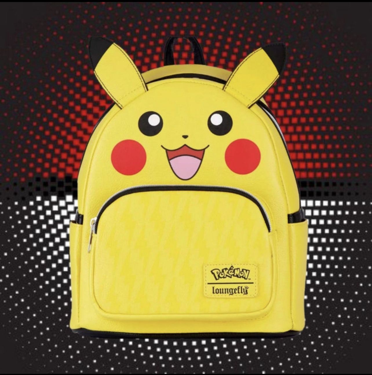Pokemon Faux Leather Pikachu Cosplay Backpack