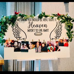 Wedding Or Family Reunion Sign/Photo Holder