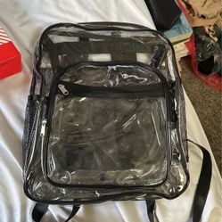Clear Backpack 12x16”