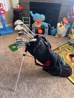 Complete Set of Men’s Golf Clubs with Stand Bag