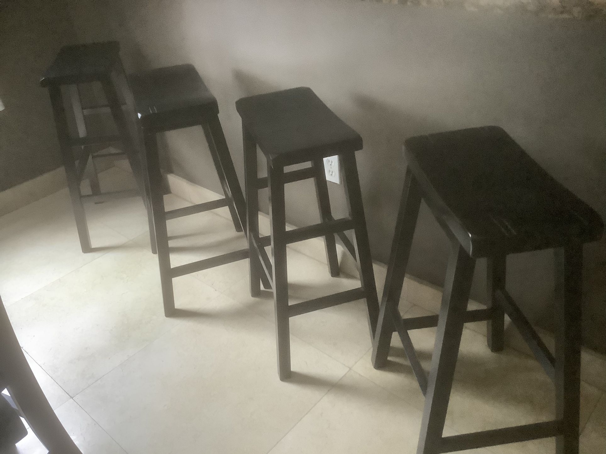 Three Wooden stools