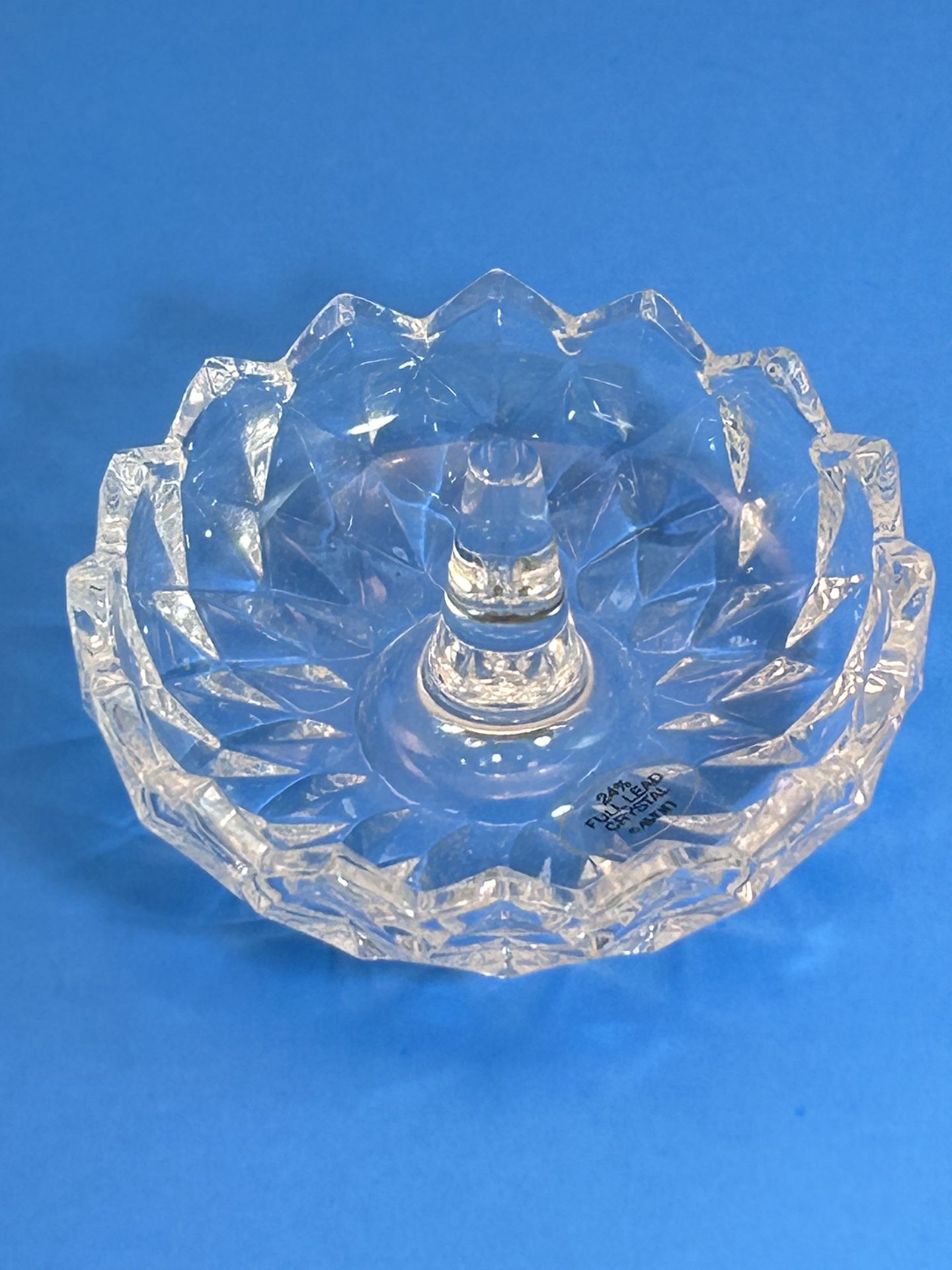 Avon Lead Crystal Ring & Jewelry Holder