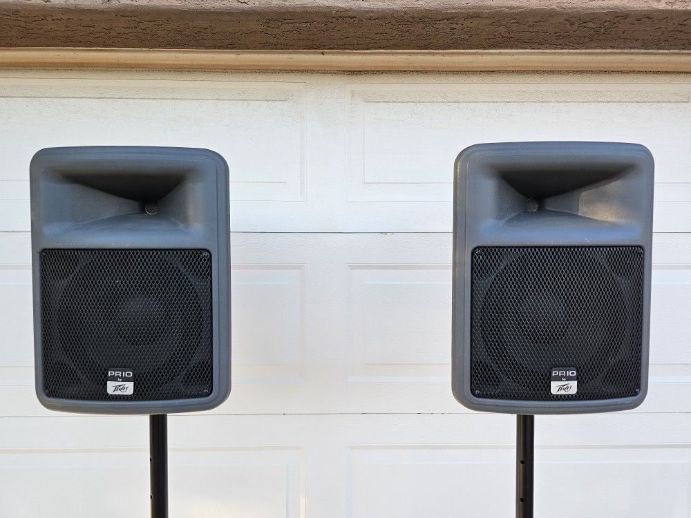 Two Peavey PR10 400W 10" Speakers