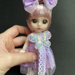 16cm Doll Set Gift Box 13 Movable Joints 3D Eyes BJD Girl Dress Up DIY Toy Fashion Dress Clothes Dolls Children's Gifts  I have other dolls as well. P