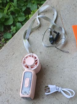 Portable mini fan USB-C Rechargable