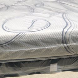 FULL MEMORY FOAM MATTRESS SET WHIT BOX SPRING BRAND NEW ✅️ 