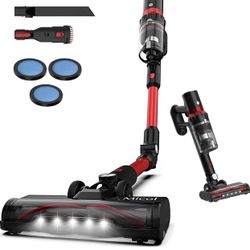 New in box Cordless Vacuum Cleaner, Lightweight Stick Vacuum Cleaner with 30Kpa, Max 50min Runtime, 350W Brushless Motor, LED Display, 6 in 1 Handheld