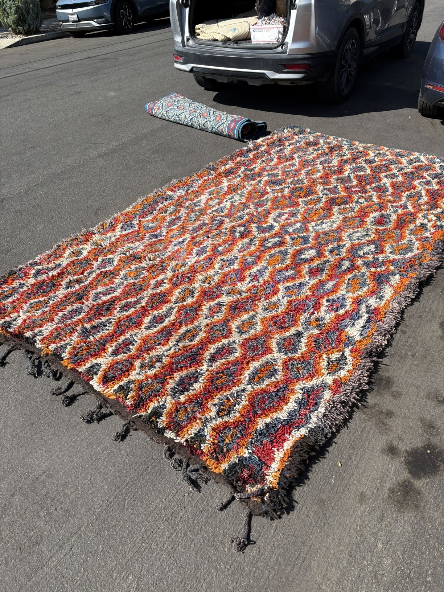 11’ By 6.4’ Handmade Vintage Moroccan Rug