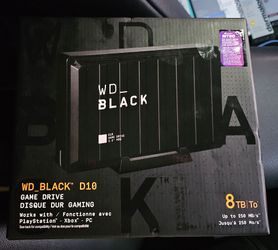 WD Black 8t D10 Game Drive