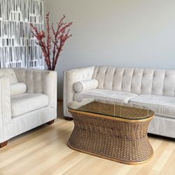 Modern Luxe Sofa & Chair Set