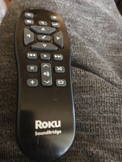 Roku sound bridge remote control